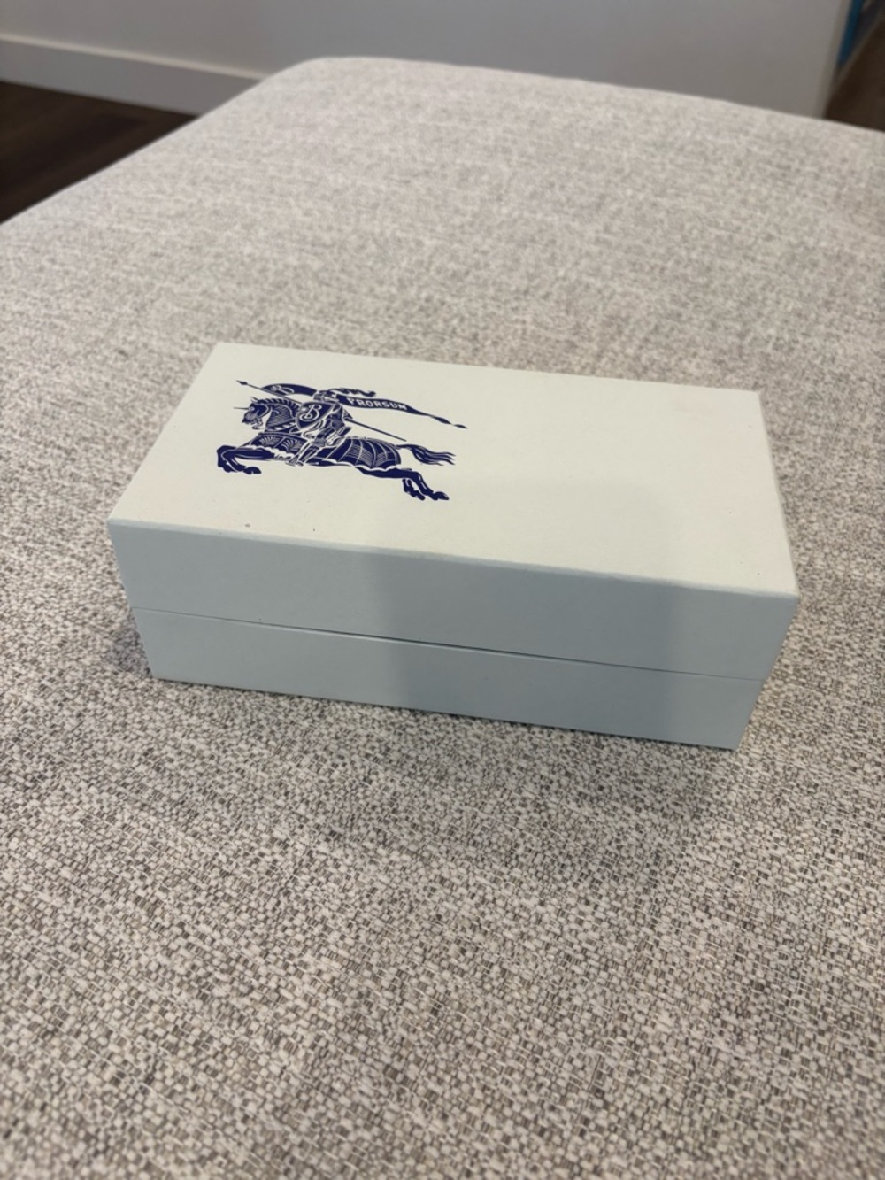 Burberry Silver Frame Black Lens Men's Sunglasses - Picture 7 of 7